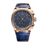 Parmigiani Fleurier Watches - TONDA PF CHRONOGRAPH MILANO BLUE ALLIGATOR (PRE - ORDER) | Manfredi Jewels