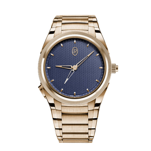 Parmigiani Fleurier Watches - TONDA PF GMT RATTRAPANTE ROSE GOLD BLUE (PRE-ORDER) | Manfredi Jewels