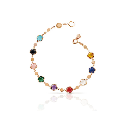 Pasquale Bruni Jewelry - 18K Rose Gold Figlia dei Fiori Gemstone Bracelet | Manfredi Jewels
