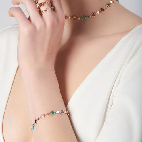 Pasquale Bruni Jewelry - 18K Rose Gold Figlia dei Fiori Gemstone Bracelet | Manfredi Jewels