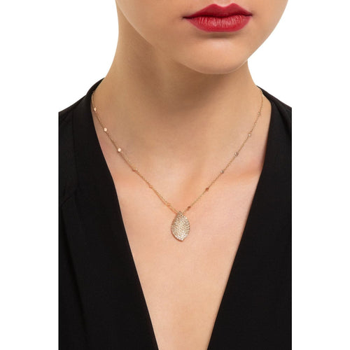 Pasquale Bruni Jewelry - Aleluia 18k Rose Gold Pavé Diamond Necklace | Manfredi Jewels