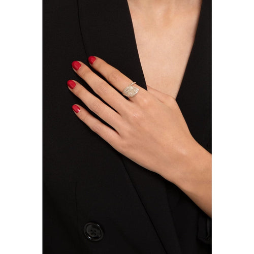 Pasquale Bruni Jewelry - Aleluia 18k Rose Gold Pavé Diamond Ring | Manfredi Jewels
