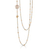 Pasquale Bruni Jewelry - Bon Ton Sautoir 18K Rose Gold Rock Crystal Diamond Necklace | Manfredi Jewels