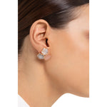 Pasquale Bruni Jewelry - Bouquet Lunaire 18K Rose Gold Moonstone Diamond Earrings | Manfredi Jewels