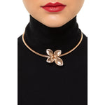 Pasquale Bruni Jewelry - Giardini Segreti 18K Rose Gold Diamond Collier Necklace | Manfredi Jewels