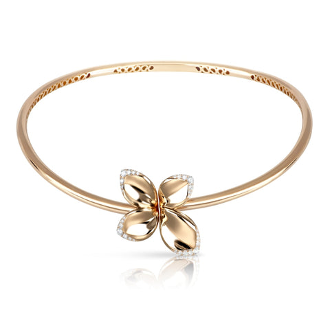 Giardini Segreti 18K Rose Gold Diamond Collier Necklace
