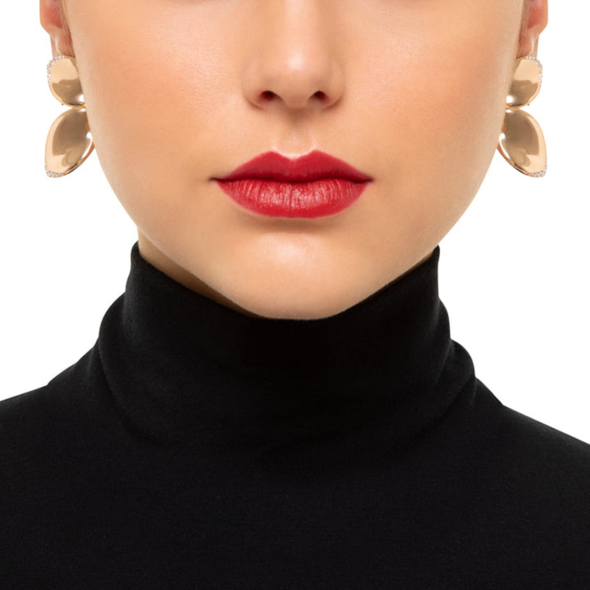 Pasquale Bruni Jewelry - Giardini Segreti 18K Rose Gold Diamond Earrings | Manfredi Jewels