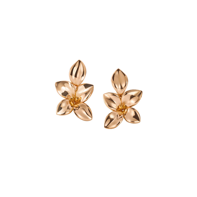 Pasquale Bruni Jewelry - Giardini Segreti 18K Rose Gold Earrings | Manfredi Jewels