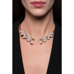 Pasquale Bruni Jewelry - Giardini Segreti 18K Rose Gold Pavé Diamond Collier Necklace | Manfredi Jewels