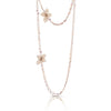 Pasquale Bruni Jewelry - Giardini Segreti Sautoir 18K Rose Gold Pavé Diamond Necklace | Manfredi Jewels