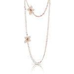 Pasquale Bruni Jewelry - Giardini Segreti Sautoir 18K Rose Gold Pavé Diamond Necklace | Manfredi Jewels