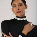Pasquale Bruni Jewelry - Heart to Earth 18K White Gold Diamond Earrings | Manfredi Jewels