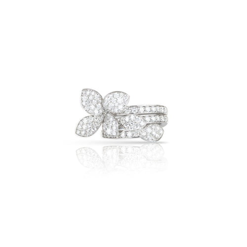 Pasquale Bruni Jewelry - Heart to Earth 18K White Gold Diamond Ring | Manfredi Jewels