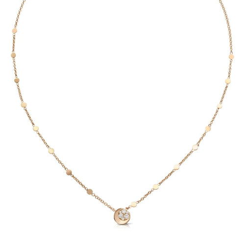Pasquale Bruni Jewelry - Luce 18K Rose Gold Diamond Necklace | Manfredi Jewels