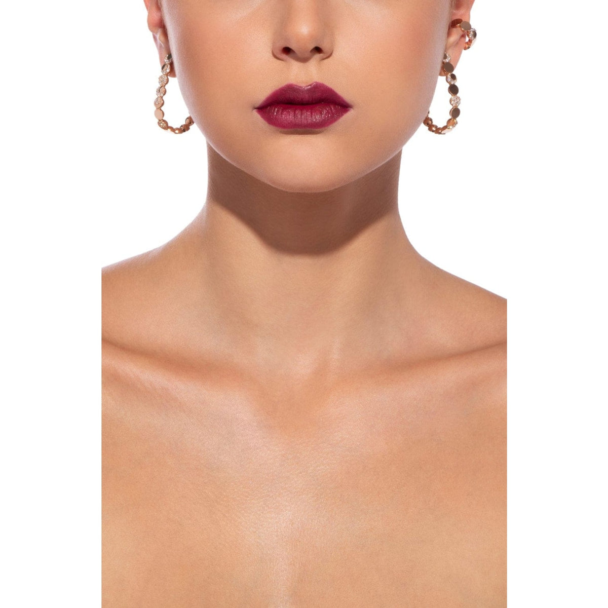 Pasquale Bruni Jewelry - Luce Earrings 18K Rose Gold Diamonds Drop Earrings | Manfredi Jewels