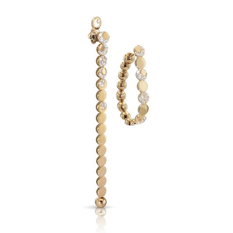 Luce Earrings 18K Rose Gold Diamonds Drop Earrings