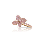 Pasquale Bruni Jewelry - Petit Garden 18K Rose Gold Pink Sapphire Ring | Manfredi Jewels