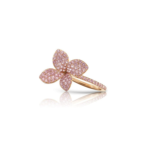 Pasquale Bruni Jewelry - Petit Garden 18K Rose Gold Pink Sapphire Ring | Manfredi Jewels