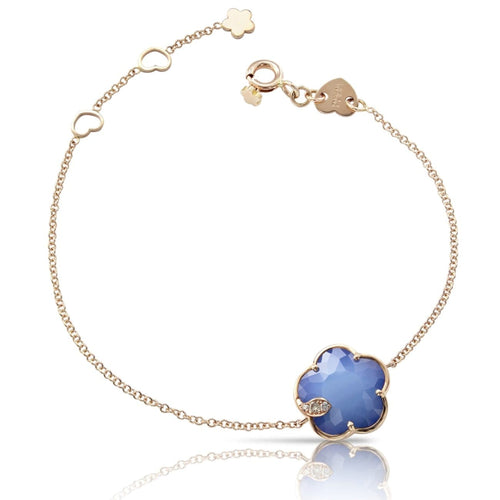 Pasquale Bruni Jewelry - Petit Joli 18K Rose Gold Blue Moon Diamond Bracelet | Manfredi Jewels