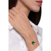 Pasquale Bruni Jewelry - Petit Joli 18K Rose Gold Green Agate Diamond Bracelet | Manfredi Jewels