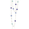 Pasquale Bruni Jewelry - Petit Joli 18K Rose Gold in the Blue Sautoir Mixed Gems & Diamond Necklace | Manfredi Jewels