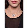 Stella in Fiore 18K White Gold Pavé Diamond Necklace