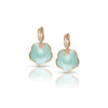 Pasquale Bruni Jewelry - Ton Joli 18K Rose Gold Sea Moon Moonstone & Diamond Pavé Hoop Earrings | Manfredi Jewels