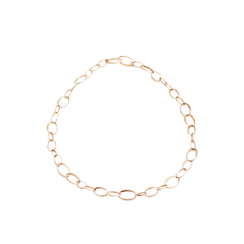 Pomellato Jewelry - 18K Rose Gold Solo Link Necklace | Manfredi Jewels
