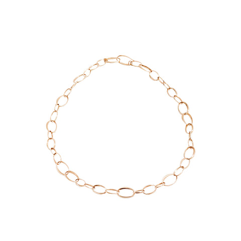 18K Rose Gold Solo Link Necklace