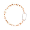 Pomellato Jewelry - Iconica 18K Rose Gold Chain Diamond Link Necklace | Manfredi Jewels