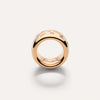 Pomellato Jewelry - Iconica 18K Rose Gold Diamond Fancy Setting Large Ring | Manfredi Jewels