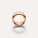 Pomellato Jewelry - Iconica 18K Rose Gold Diamond Fancy Setting Large Ring | Manfredi Jewels