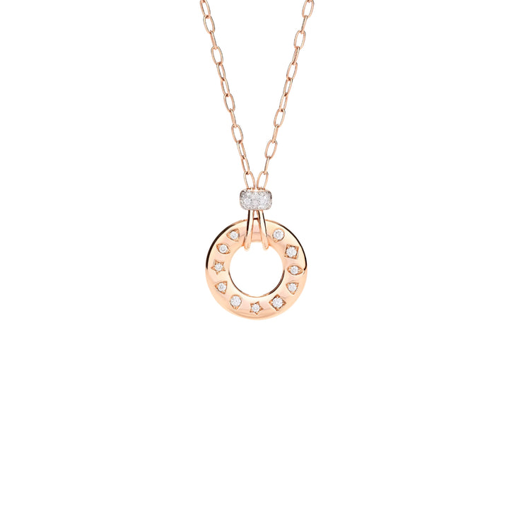 Pomellato Jewelry - Iconica 18K Rose Gold Diamond Pendant Necklace | Manfredi Jewels