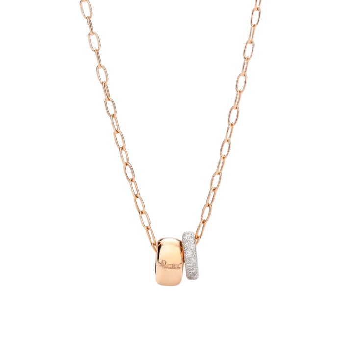 Pomellato Jewelry - Iconica 18K Rose Gold Diamond Pendant Necklace | Manfredi Jewels