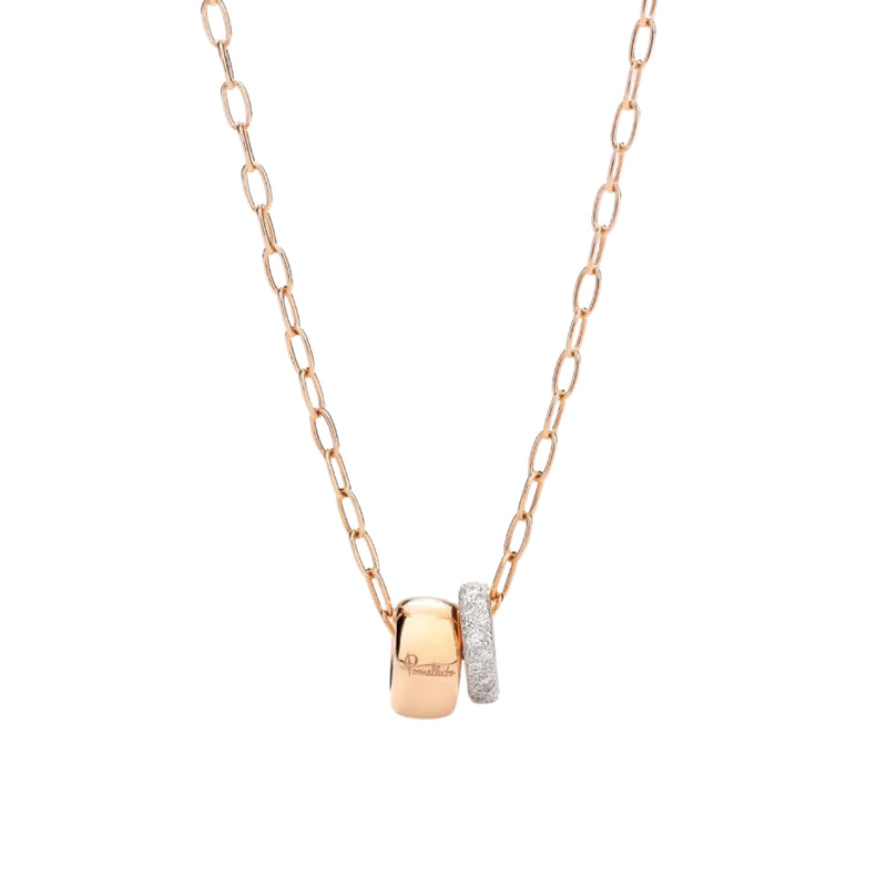 Pomellato Jewelry - Iconica 18K Rose Gold Diamond Pendant Necklace | Manfredi Jewels