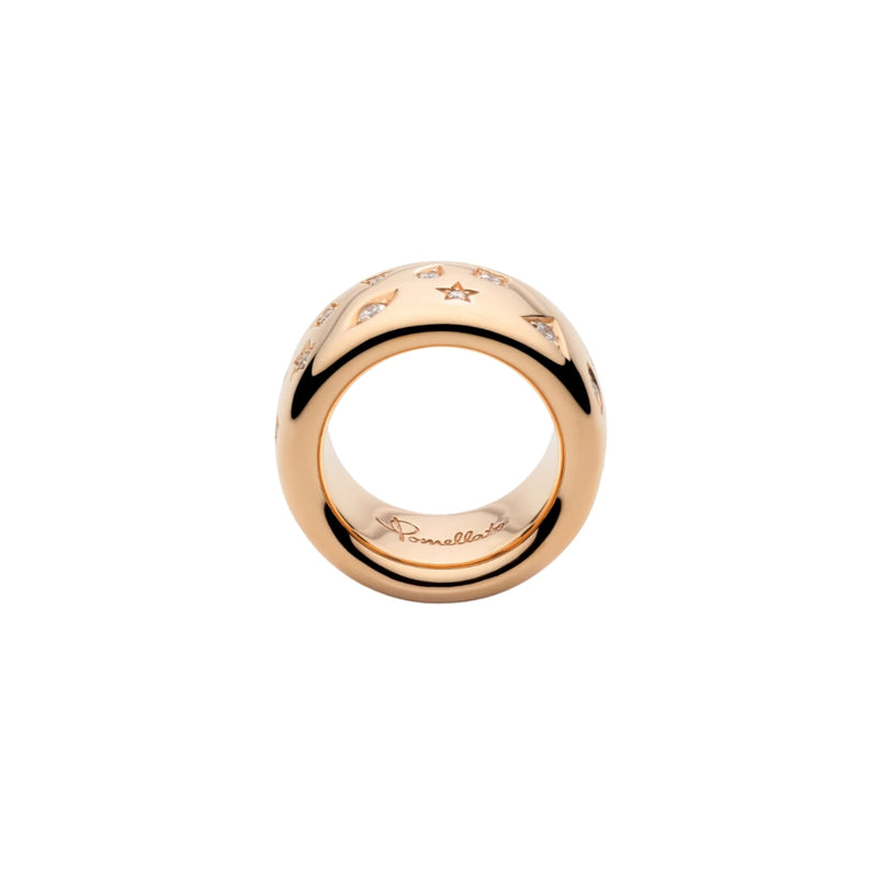Pomellato Jewelry - Iconica 18K Rose Gold Diamond Ring | Manfredi Jewels