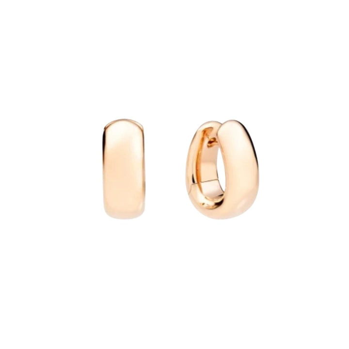 Pomellato Jewelry - Iconica 18K Rose Gold Bold Hoop Earrings | Manfredi Jewels