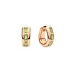Pomellato Jewelry - Iconica 18K Rose Gold Peridot Hoop Earrings | Manfredi Jewels
