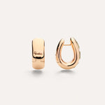 Pomellato Jewelry - Iconica 18K Rose Gold Peridot Hoop Earrings | Manfredi Jewels