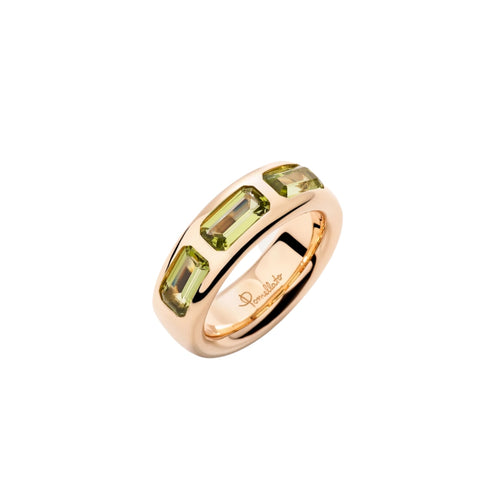 Pomellato Jewelry - Iconica 18K Rose Gold Peridot Ring | Manfredi Jewels