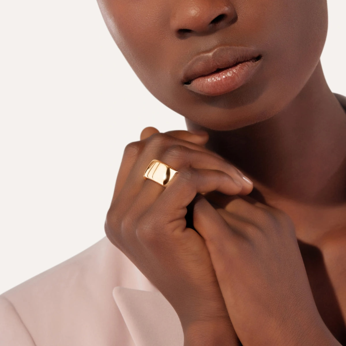 Pomellato Jewelry - Iconica 18K Rose Gold Large Ring | Manfredi Jewels