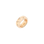 Pomellato Jewelry - Iconica 18K Rose Gold Slim Ring with Fancy Diamonds | Manfredi Jewels