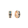 Pomellato Jewelry - Iconica 18K Rose London Blue Topaz Earrings | Manfredi Jewels