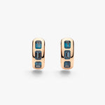 Pomellato Jewelry - Iconica 18K Rose London Blue Topaz Earrings | Manfredi Jewels