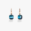 Pomellato Jewelry - Nudo 18K Rose and White Gold London Blue Topaz Petit Earrings | Manfredi Jewels