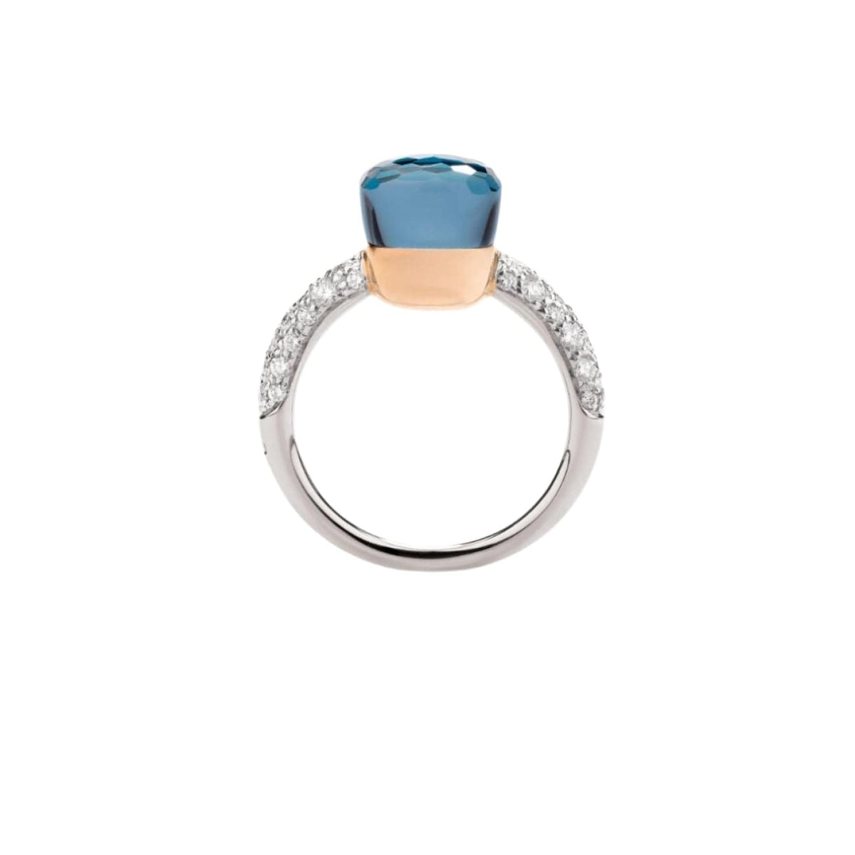 Pomellato Jewelry - Nudo 18K Rose Gold & Diamond Ring | Manfredi Jewels