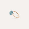 Pomellato Jewelry - Nudo 18K Rose Gold Sky Blue Topaz Petit Ring | Manfredi Jewels