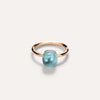 Pomellato Jewelry - Nudo 18K Rose Gold Sky Blue Topaz Petit Ring | Manfredi Jewels