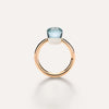 Pomellato Jewelry - Nudo 18K Rose Gold Sky Blue Topaz Petit Ring | Manfredi Jewels