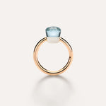 Pomellato Jewelry - Nudo 18K Rose Gold Sky Blue Topaz Petit Ring | Manfredi Jewels